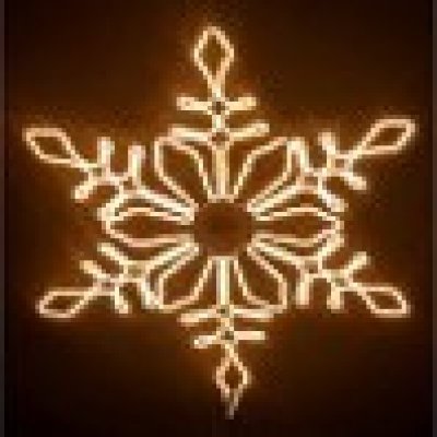 OZDOBA VO-NEON LED MN1759 SNOWFLAKE (VLOČKA TEPLÁ-BIELA) 78X78CM (2017)